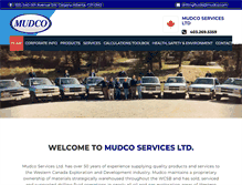 Tablet Screenshot of mudco.com